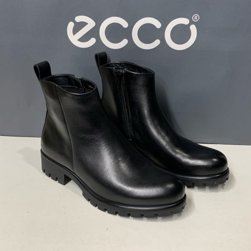 ECCO爱步女鞋秋冬平底时装靴切尔西靴侧拉链短靴摩登490063
