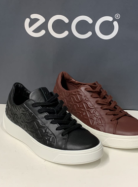 Ecco爱步女鞋小白鞋休闲鞋运动鞋真皮百搭板鞋街头291533