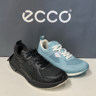 Ecco爱步女鞋秋冬新款gtx防水老爹鞋户外跑步鞋830813BIOM健步