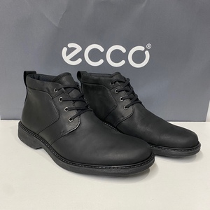 Ecco/爱步男鞋防水牛皮工装靴