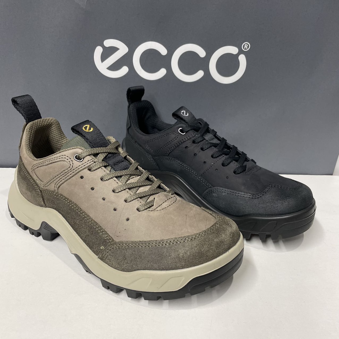 Ecco/爱步男士防滑耐磨徒步鞋