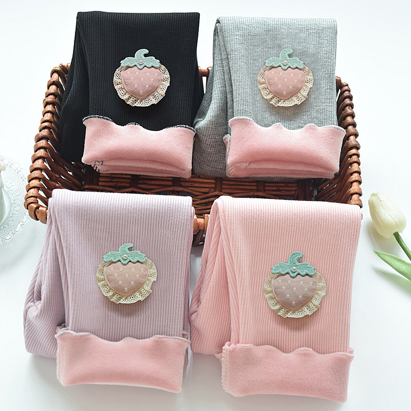 女童打底裤秋冬季外穿加绒加厚儿童保暖裤女宝宝洋气中小童长裤子,童装/婴儿装/亲子装,裤子,淘宝优惠券,粉丝福利购,淘宝优惠卷