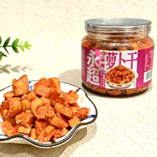 永超麻辣萝卜干400g罐装下饭菜咸菜酱菜即食泡菜咸菜好吃脆爽微辣