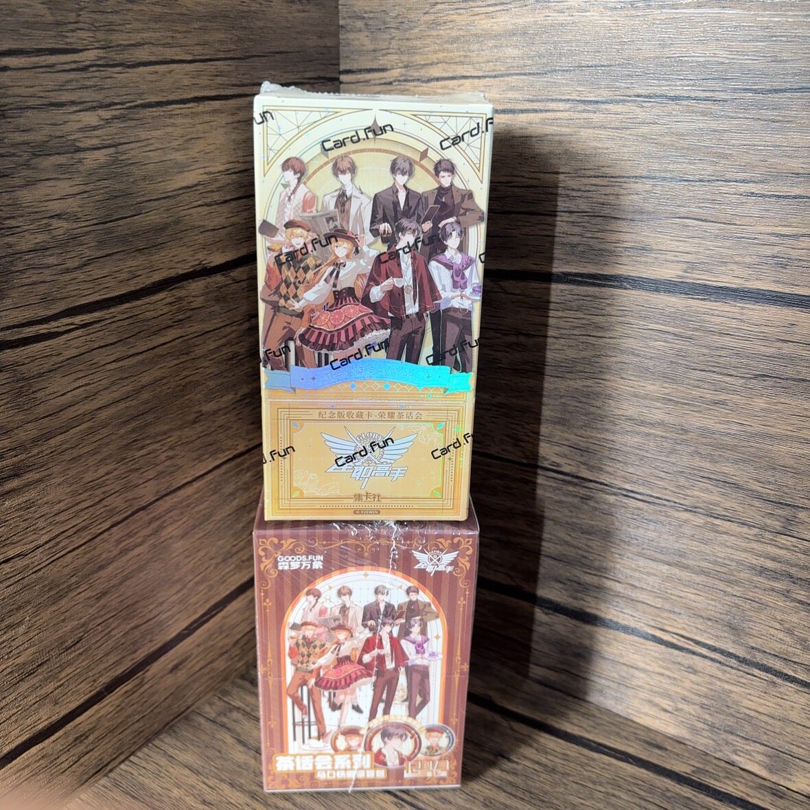 正版集卡社全职高手荣耀茶话会系列徽章马口铁收藏卡叶修苏沐橙