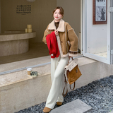 现货拼接格子羊羔毛099-D207-P185-K278，女装皮草，浙宝099