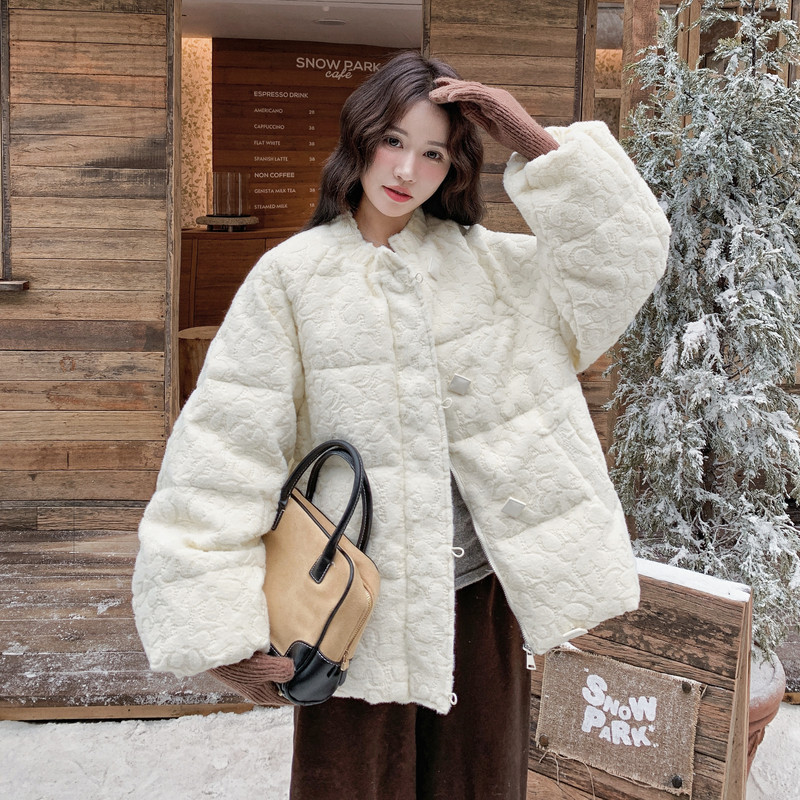 现货新款提花羽绒服099-10355-P315-k478，女装羽绒服，浙宝099