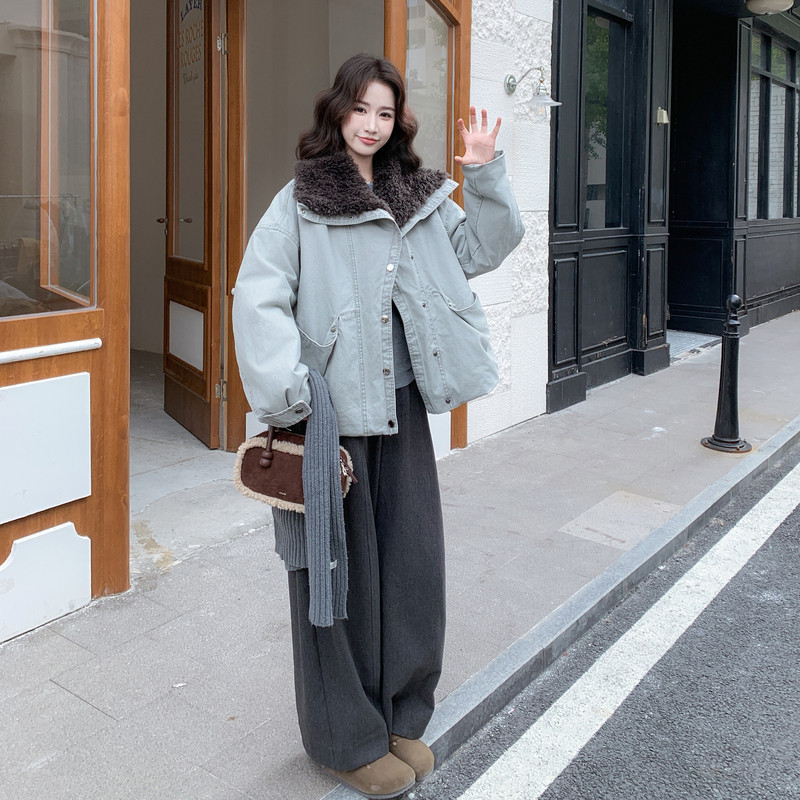 现货新款羊羔毛派克服099-10318-p235-k368,商品下架区,浙宝099