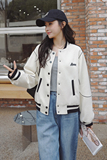 现货23年春季新款撞色刺绣棒球服2c161-923-p135-k188，女装短外套，浙宝099