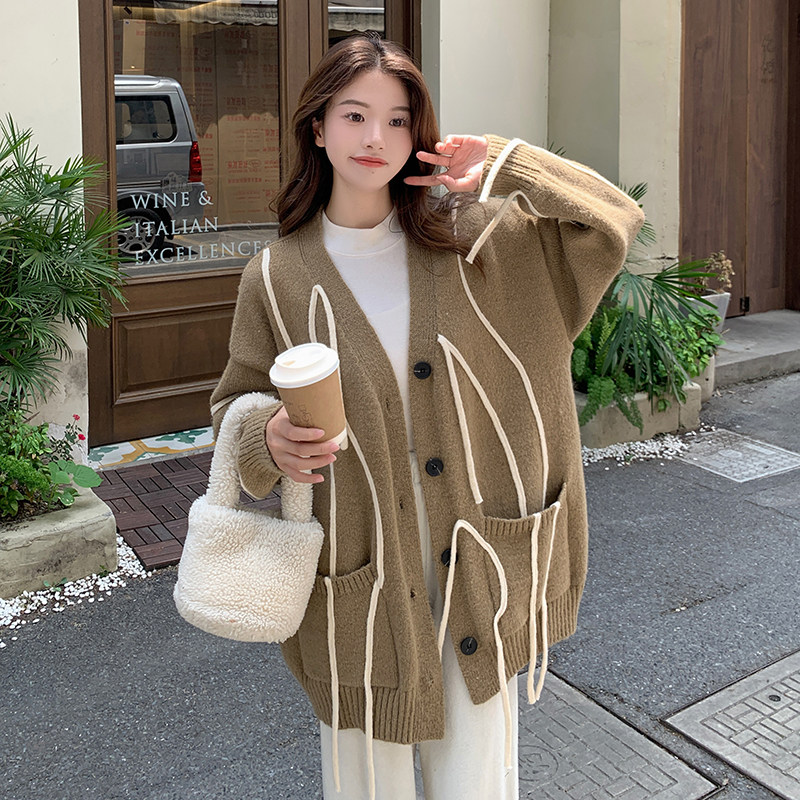 现货新款 流苏毛衣外套099-D135-P125-K188图片