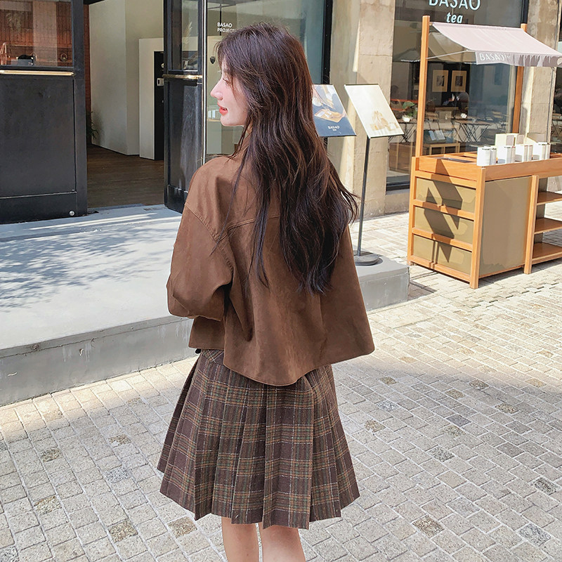 新款麂皮绒小外套099-D138-P145-K208,女装短外套,浙宝099