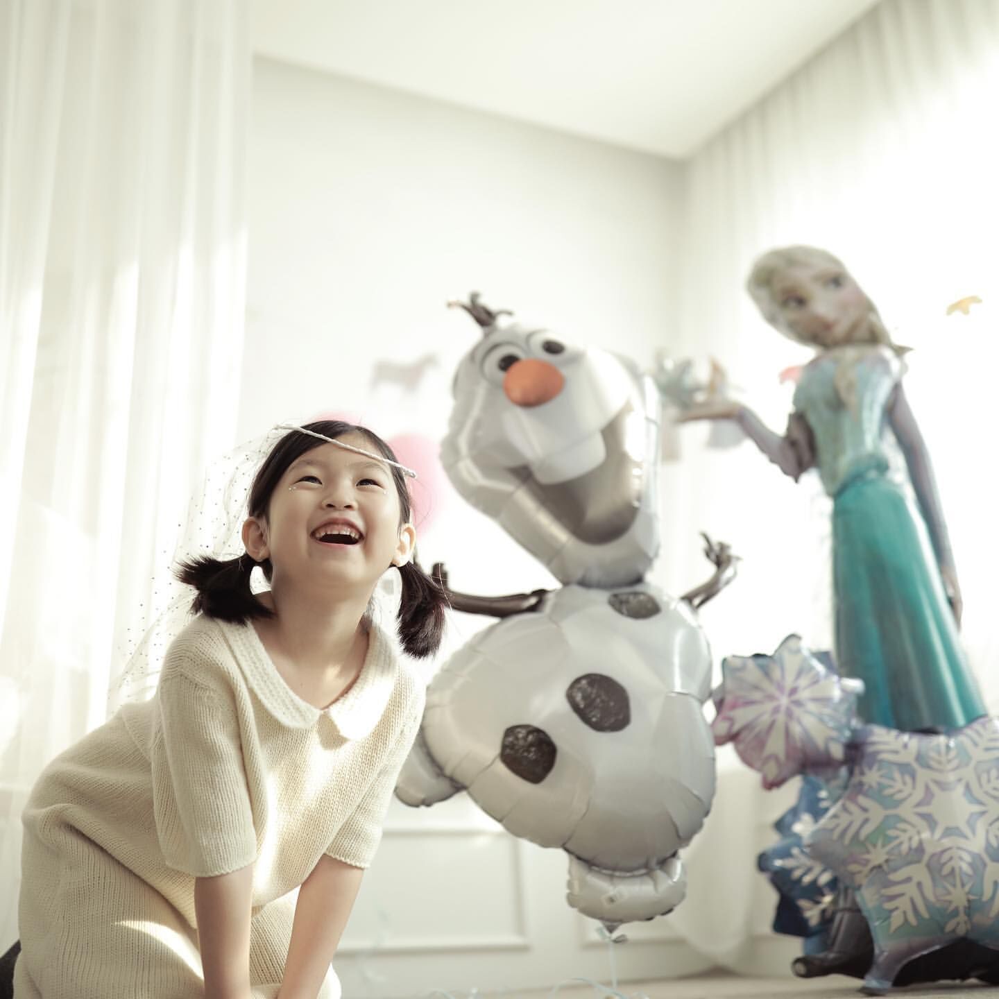 冰雪奇缘艾莎生日派对装饰布置