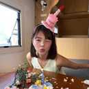 ins韩国粉色生日蛋糕发箍可爱头箍生日派对聚会装 扮 饰拍照帽子装