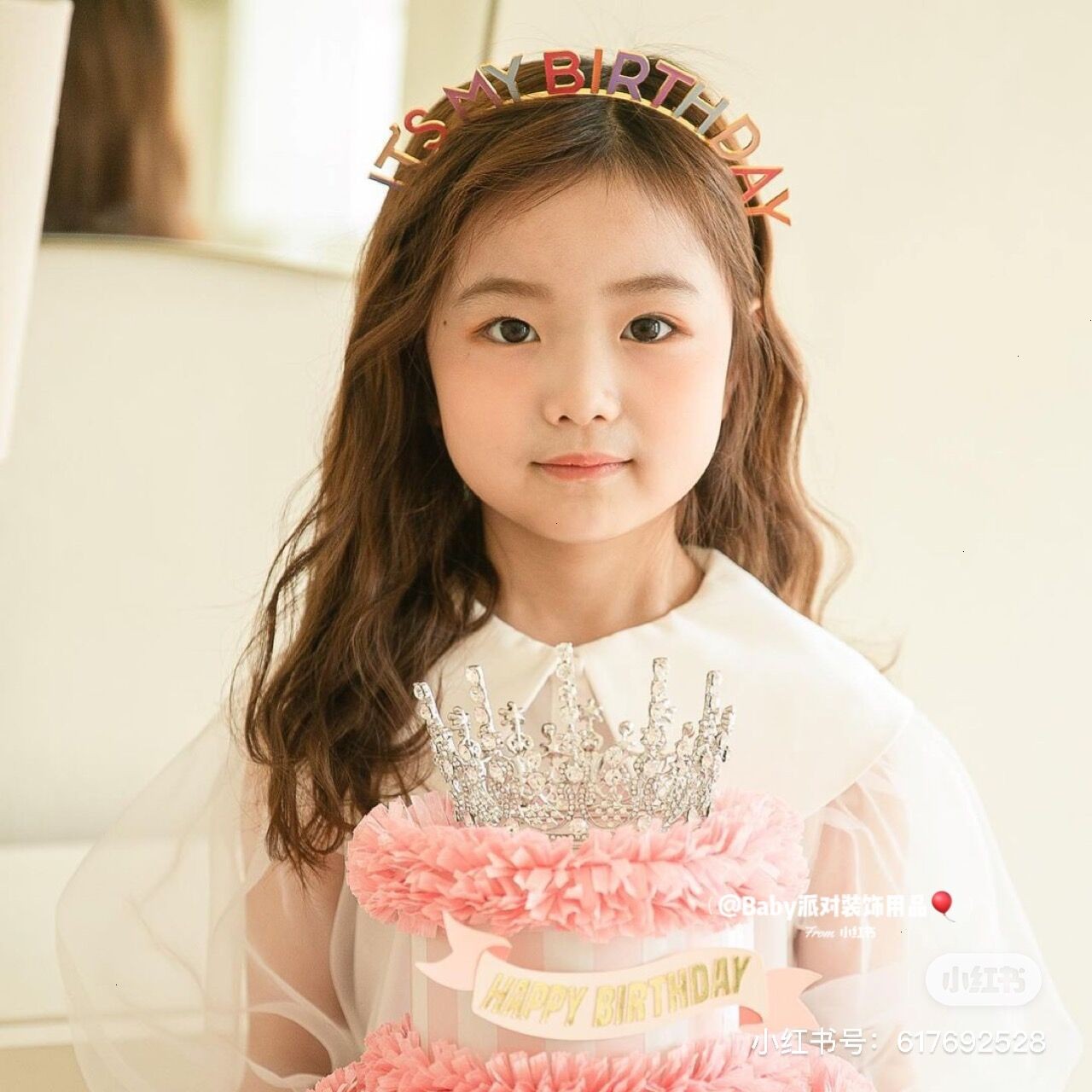 girl彩色字母女孩节日装扮头饰