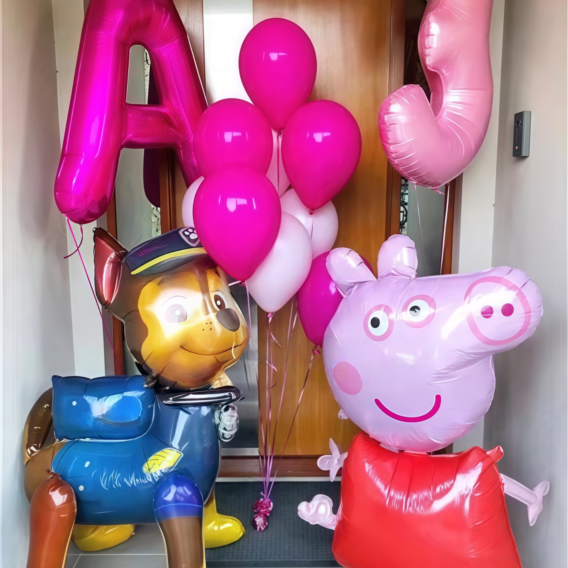 进口汪汪队立大功站立4D阿奇Paw Patrol Chase卡通主题气球