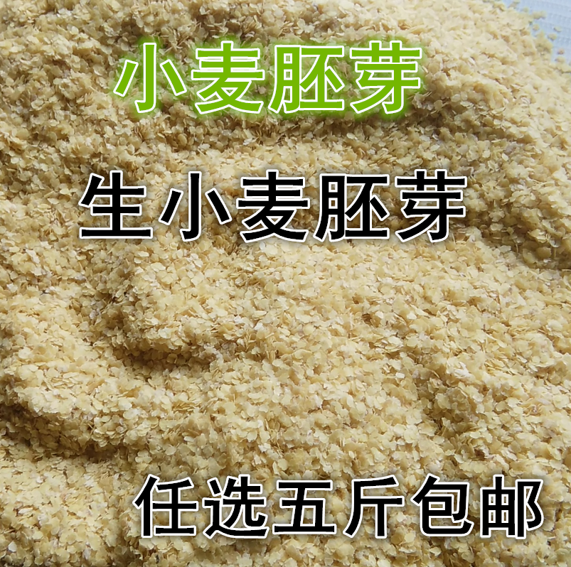 生小麦胚芽小麦胚芽小麦胚芽片 500g不含麸皮满五斤包邮