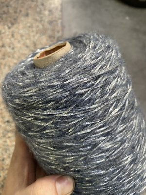 标价500克价格 空心金银线灰色空心羊毛马海毛  柔软围巾毛衣线