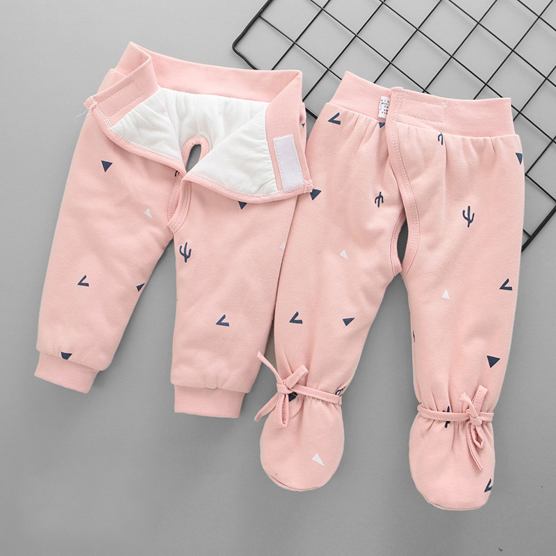 新生婴儿保暖包脚裤子夹棉长裤宝宝薄棉魔术贴连脚护肚外穿休闲,童装/婴儿装/亲子装,裤子,淘宝优惠券,粉丝福利购,淘宝优惠卷