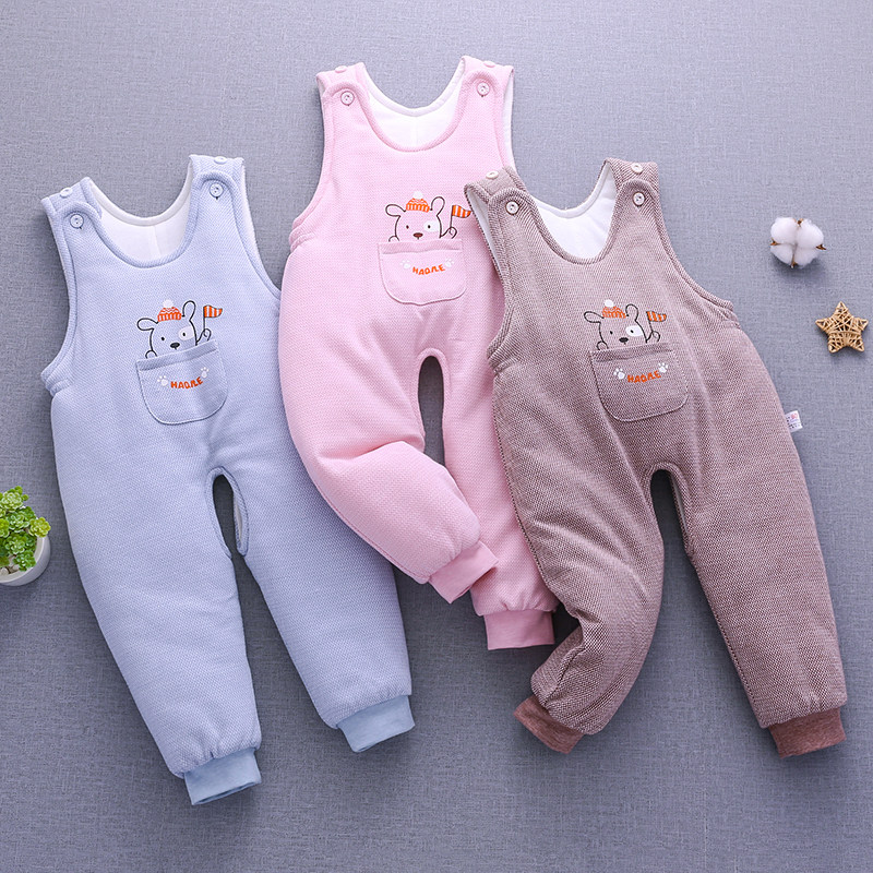 宝宝夹棉开裆背带裤婴幼儿纯棉保暖裤薄棉裤春秋季童裤加厚休闲,童装/婴儿装/亲子装,裤子,淘宝优惠券,粉丝福利购,淘宝优惠卷