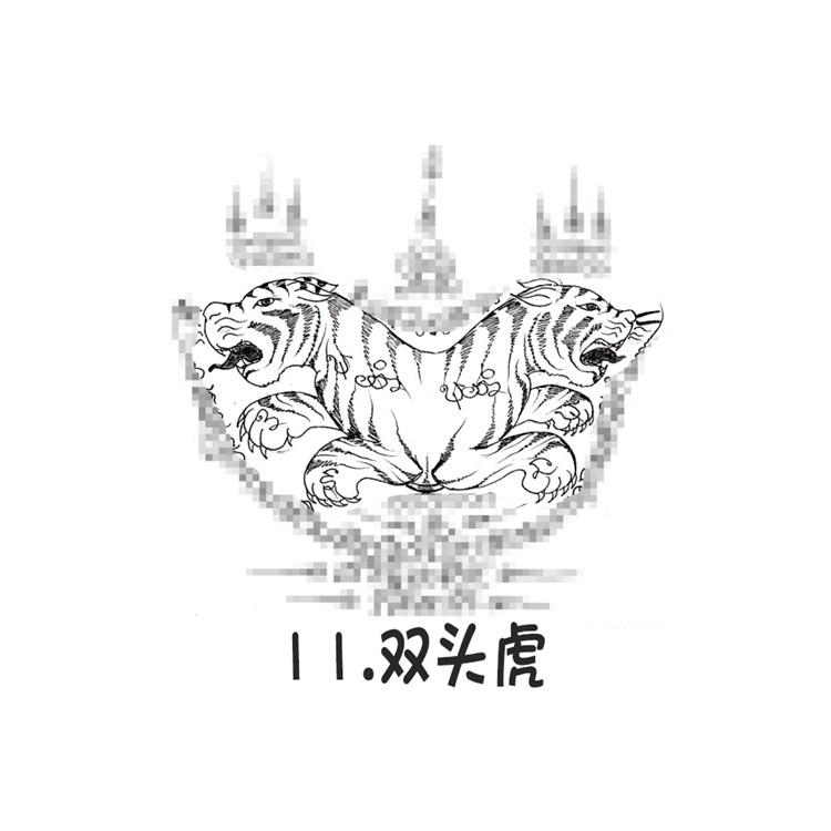 双头虎 泰国银针刺符 阿赞朕甩 2025年10月1日 广州见面会 一对一