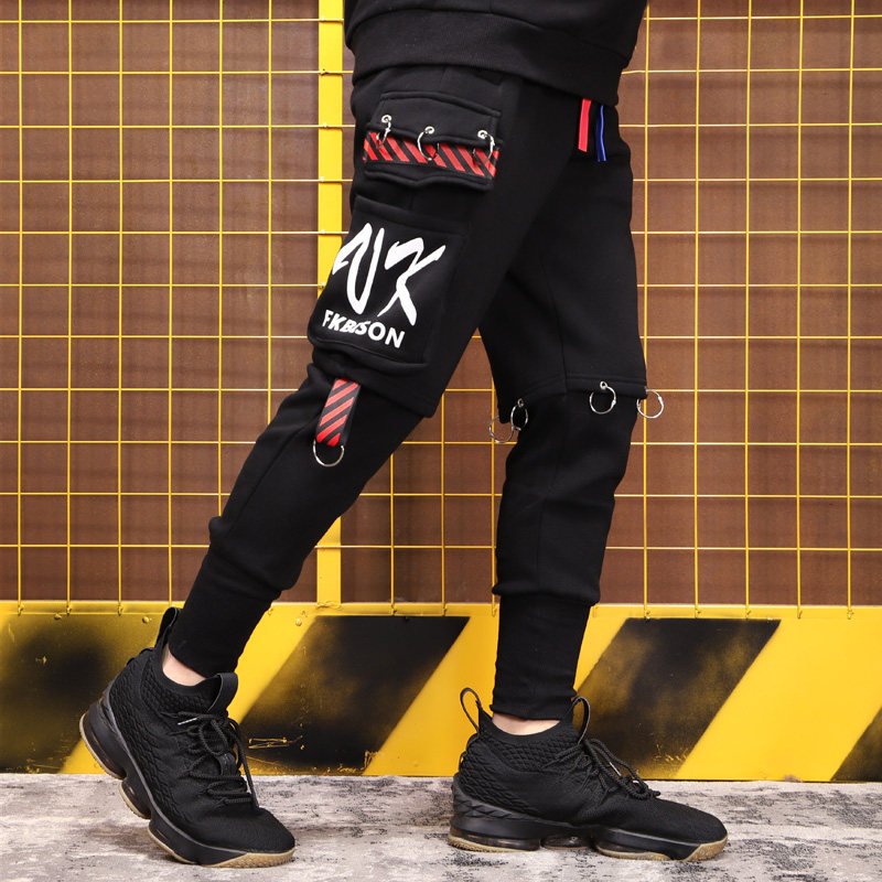 51 Hip-hop pants Guardian 2019 Spring Casual pants Ankle banded pants Trend Punk Metrosexual trousers False two Haren pantsin the Men's clothing, Casual pants  category - from Buy2taobao.com to provide professional Taobao agent buy service