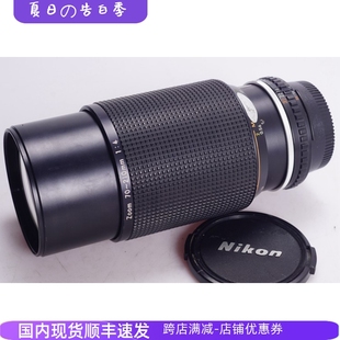 NIKON 尼康 210 4带微距全金属恒定中长焦镜头二代98新FM2 AIS