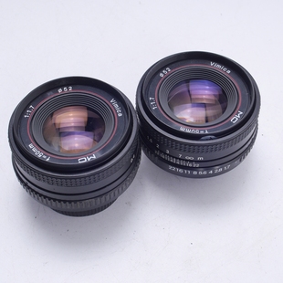 F1.7标准大光圈镜头50 50MM 1.8 M42 VIMCA 红圈国产50 凤凰 1.7