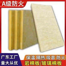 防火岩棉玻璃棉板天花墙体龙骨填充夹层隔音棉吸音高密度保温隔热