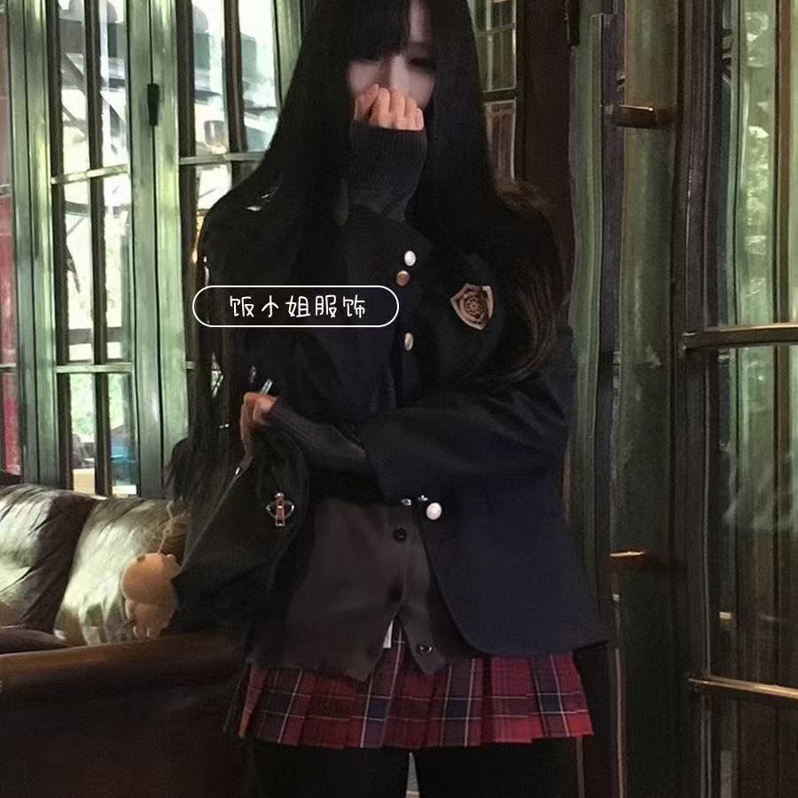 学院风JK制服西装外套校供感