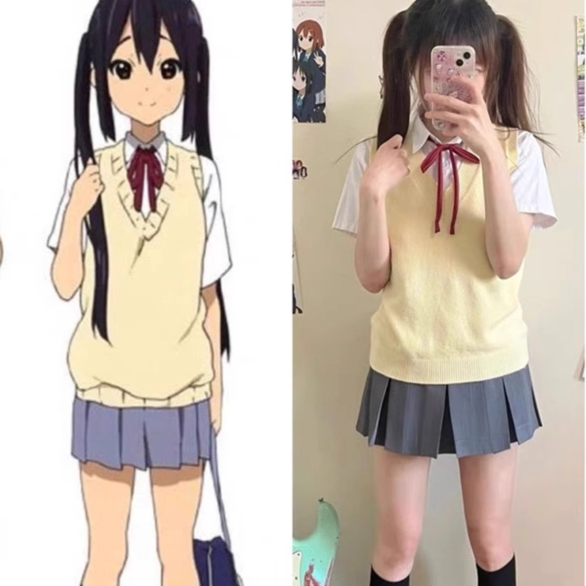 jk制服针织学院日系毛衣裙子套装