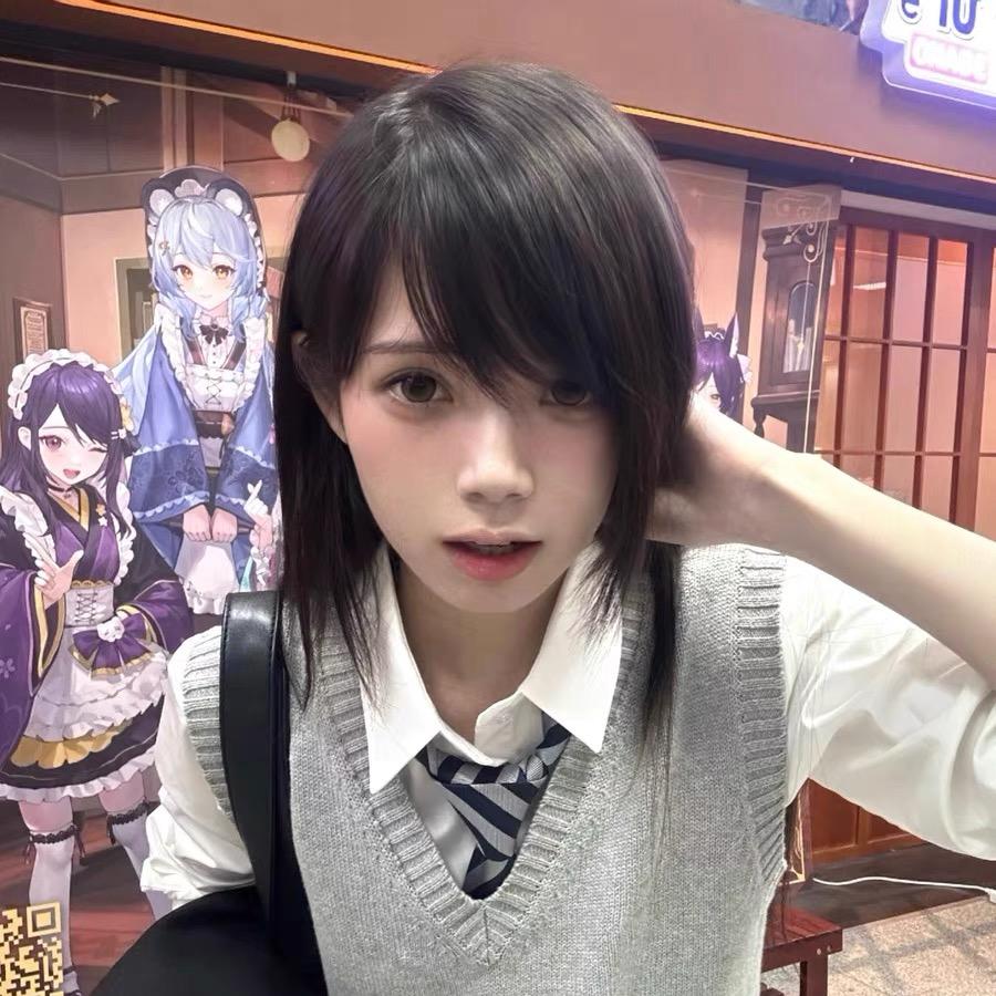 针织毛衣背心女校供感春秋叠穿