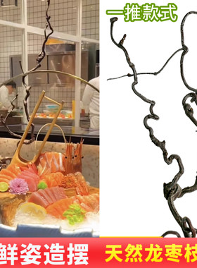 龙须天然枣树根刺身装饰品