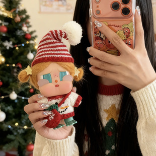 圣诞节哭娃 crybaby可爱超萌娃衣vacation搪胶公仔圣诞衣服饰