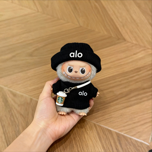 4.0拉布布10cm心底密码labubu四代娃衣mini迷你衣服新款原创可穿