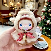 活力大湾鸡吹泡泡玩偶娃衣全运会吉祥物小鹿创意可爱超萌配饰衣服