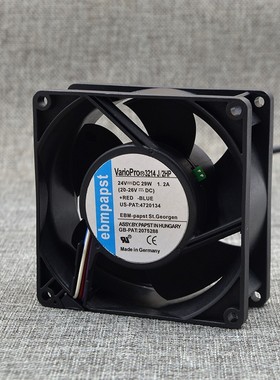 全新德国ebmpapst 3214J/2N 24V 6.5W 高端ABB变频器风扇 9238MM