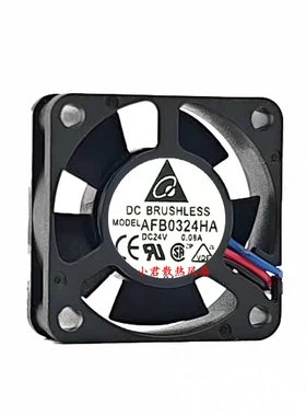 台达AFB0324HA 24V  0.08A 3010   AFB0312HA 12V 0.15A 散热风扇