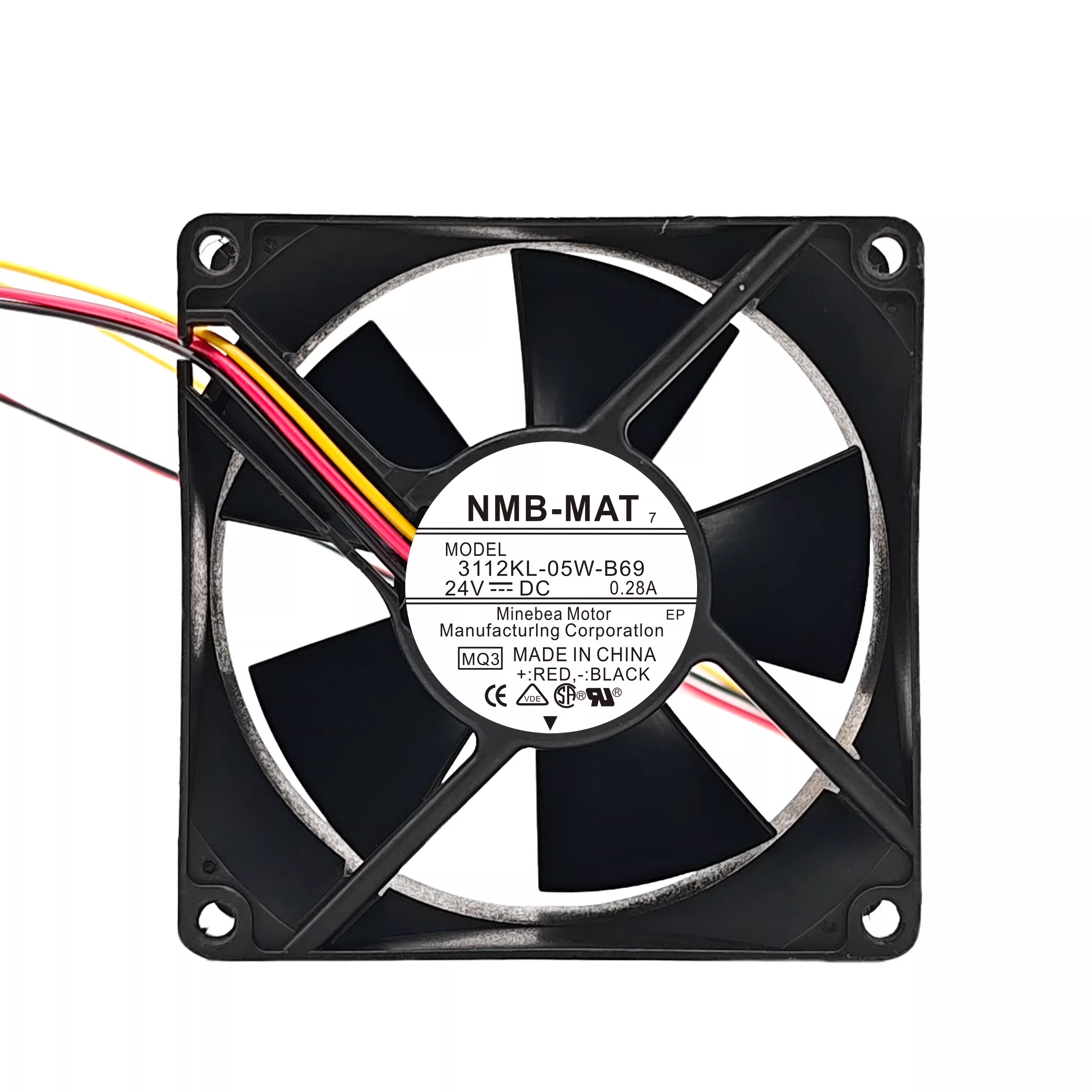 3112KL-05W-B69/B60原装NMB-MAT24V0.28A静音镗床变频器散热风扇