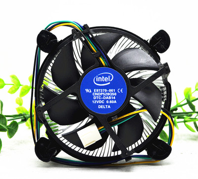 英特尔IntelCPU散热器E97379-001超静音I3I5温控cpu风扇12V四针