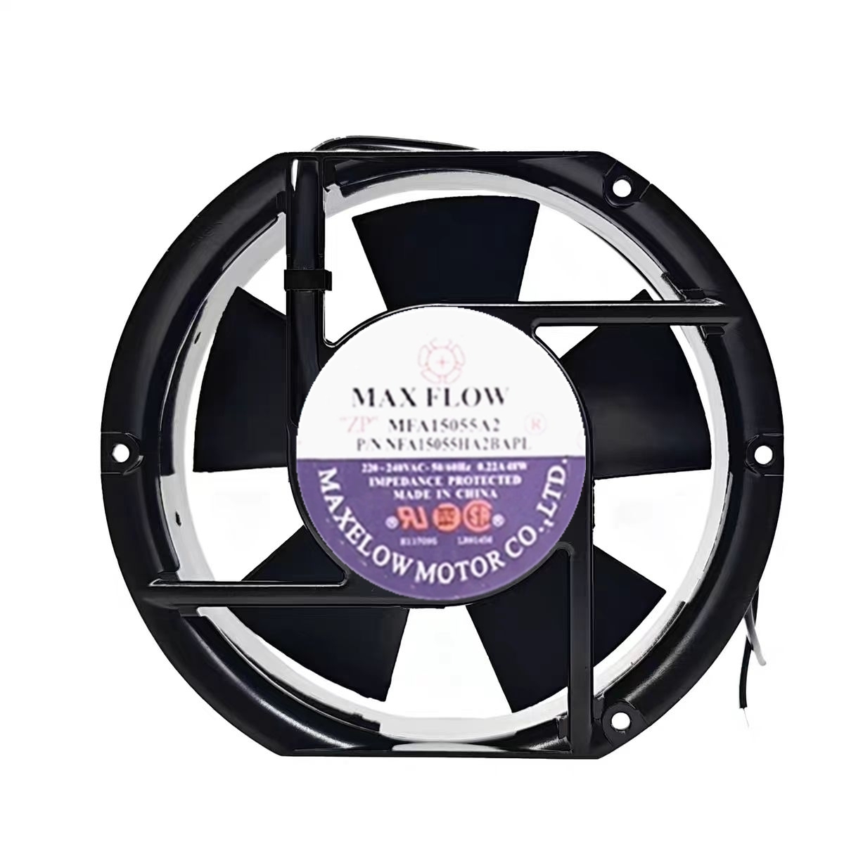 全新MAX FLOW风机MFA15055A2 220V风扇15055HA2BAPL MF17251A2-HB