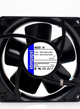 4650N-465德国风机ebmpapst 4656N 12038 AC220V耐高温散热风扇