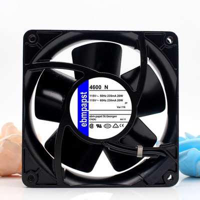 4650N-465德国风机ebmpapst 4656N 12038 AC220V耐高温散热风扇