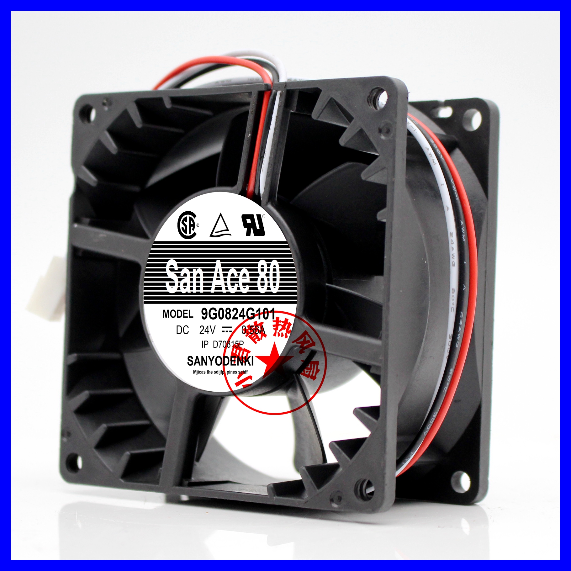 9G0824G1D01 9G0824G101 24V 0.56A 三洋SANYO 8038 8CM散热风扇