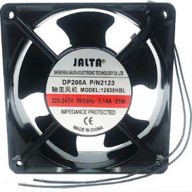 DP200A滚珠铜线风扇 12厘米交流风机 2123HBL 220V 12038轴流风机
