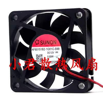 全新AF60151B2-1Q01C-S99 SUNON 6015 12V 0.89W 6CM 4线散热风扇