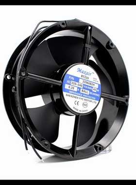 Maxair/BT220 BT22060B2H 220V 22060 40W 圆形轴承交流散热风扇