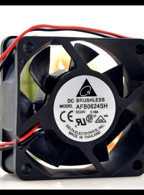 原装台达AFB0624EH/SH/HH/VH/H 6cm厘米24V 6025变频散热风扇静音