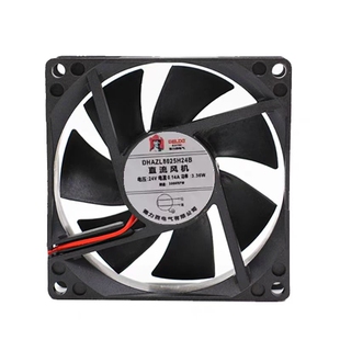德力西 DHAZL6025/8025/9225/12025/12038H24B/S 24V/12v散热风扇