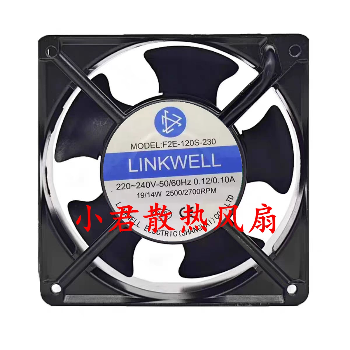 正品 F2E-120B/S-230 电气机柜风机4寸 12038 220V散热风扇DP200A
