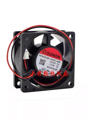 PE60252B1-000C-A99 SUNON建准 6025 3.72W DC24V 6CM 变频器风扇