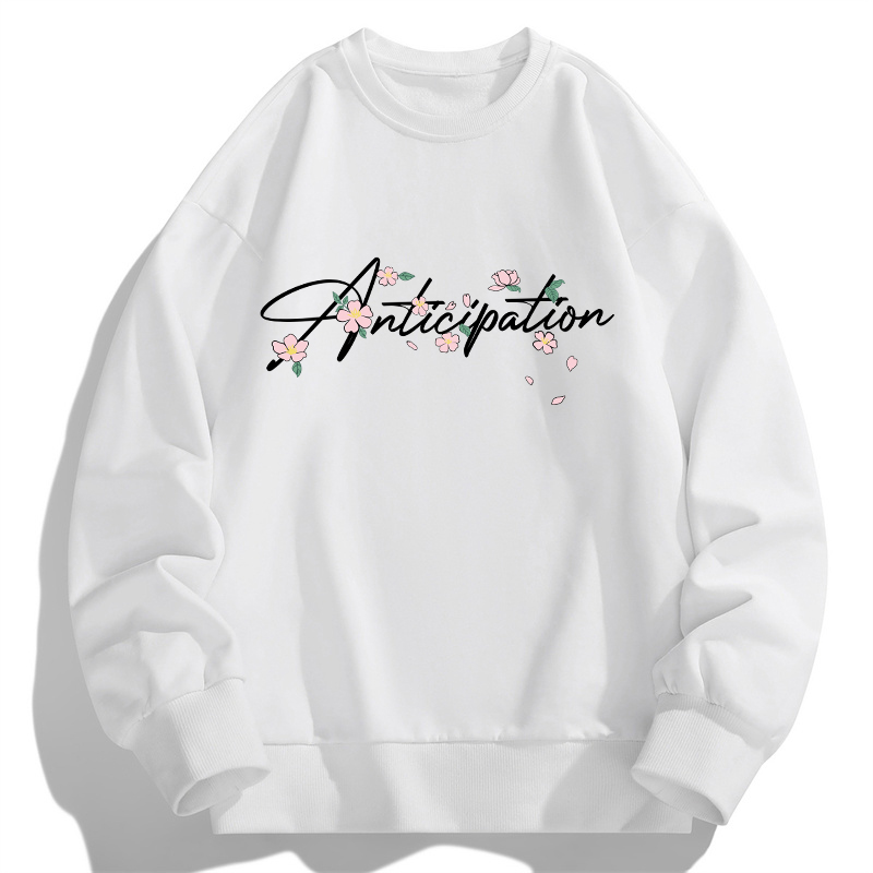 小众设计小清新春秋季圆领套头卫衣男女长袖打底衫情侣款